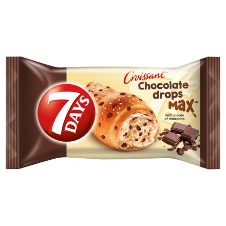 7 Days Croissant Choco Drops Max 80g