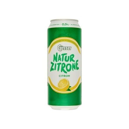 Gösser Natur Zitrone Citrom 0,5l DOB (0%)
