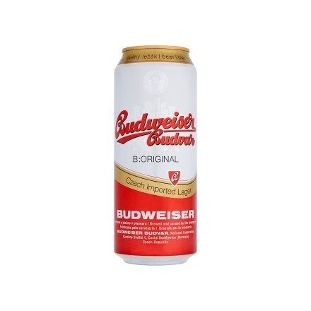 Budweiser Budvar Premium Lager 0,5l DOB (5%)